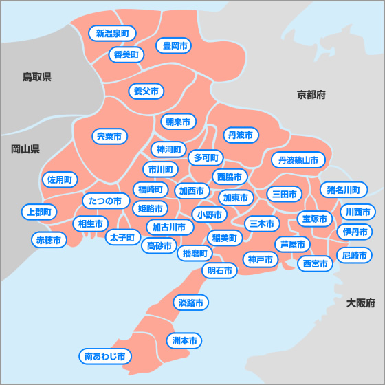 兵庫県地図